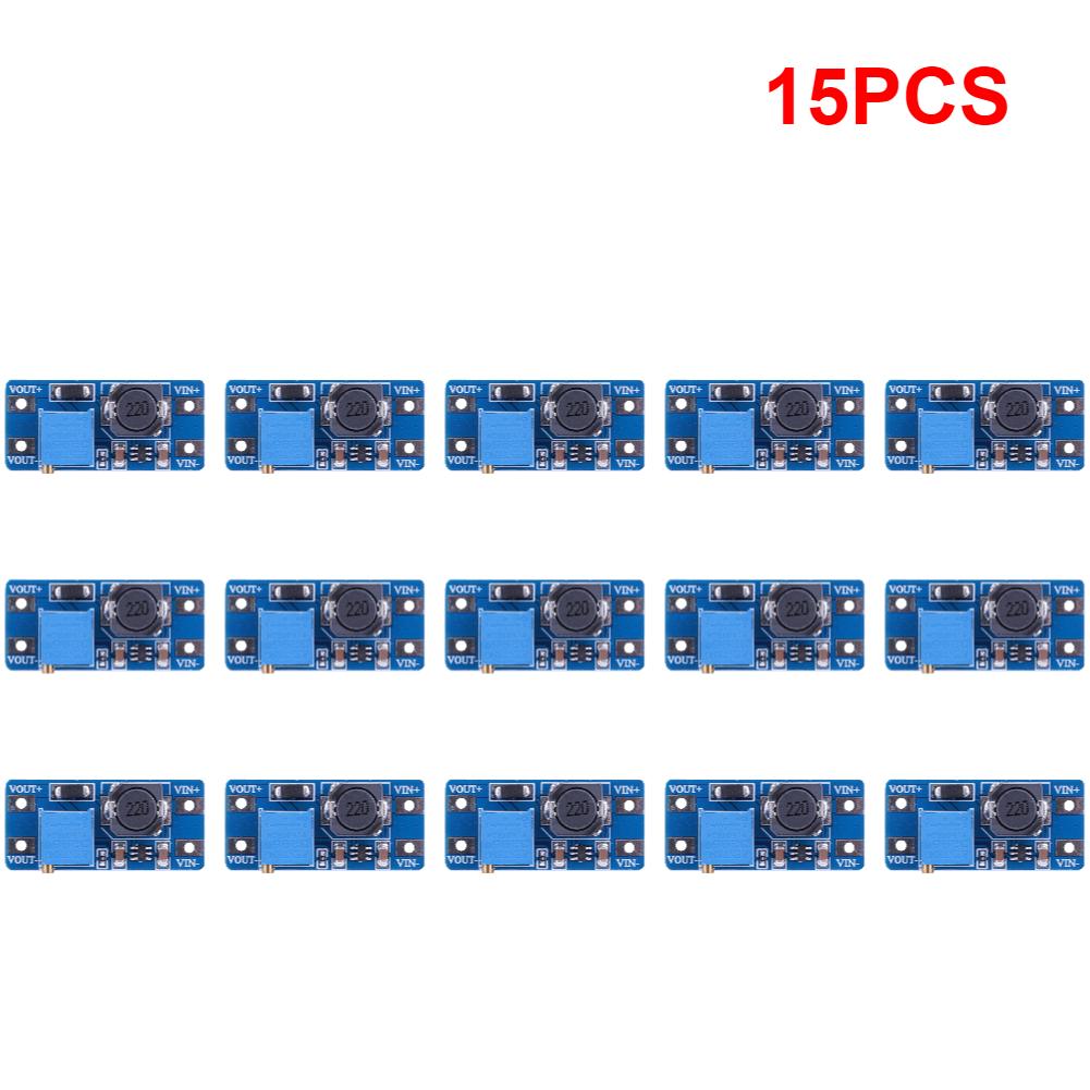 1-20PC MT3608 DC-DC Step Up Converter Booster Power Supply Module Boost MAX Output 28V 2A For Arduino Adjustable 5V/9V/12V/24V
