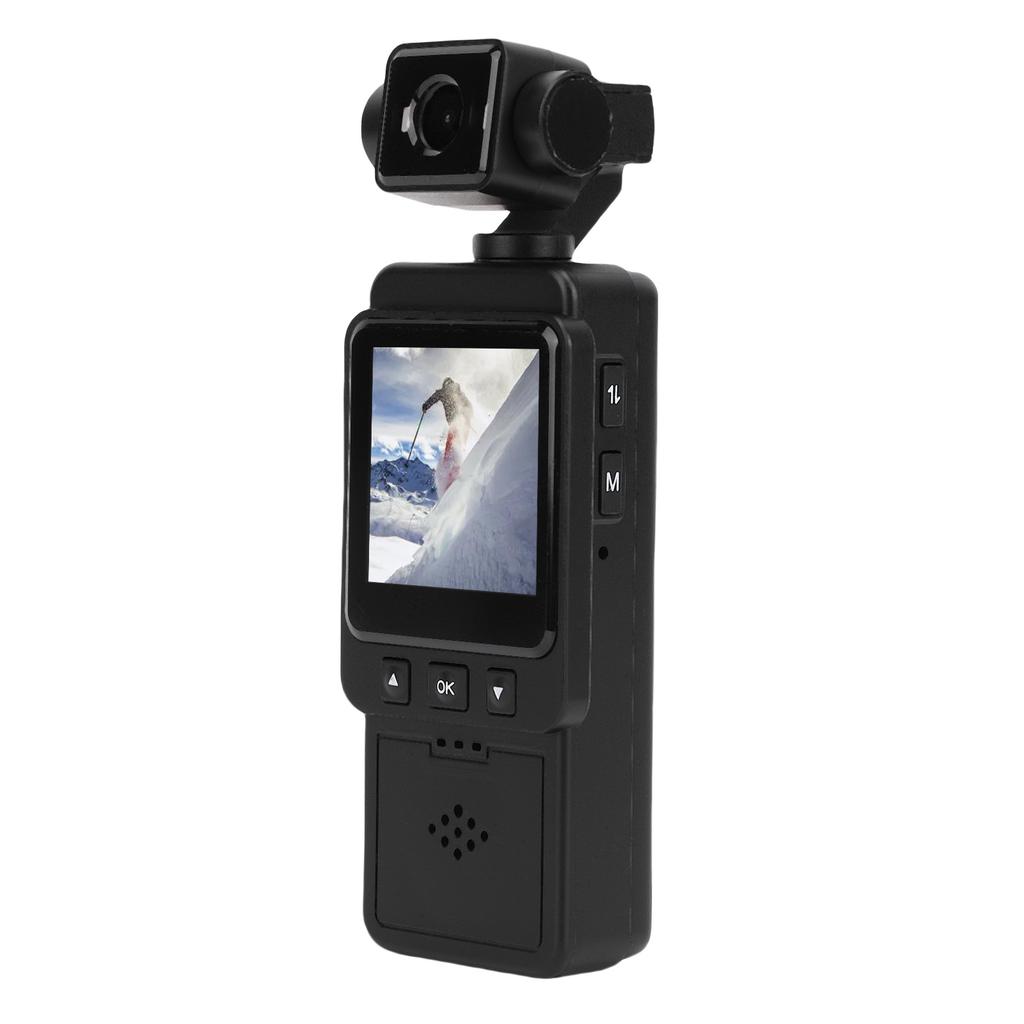 1080P Camera Vlog Camcorder Multi Axis Stabilization 270 Degree and 180 Degree Lens Rotation Multifunctional for
