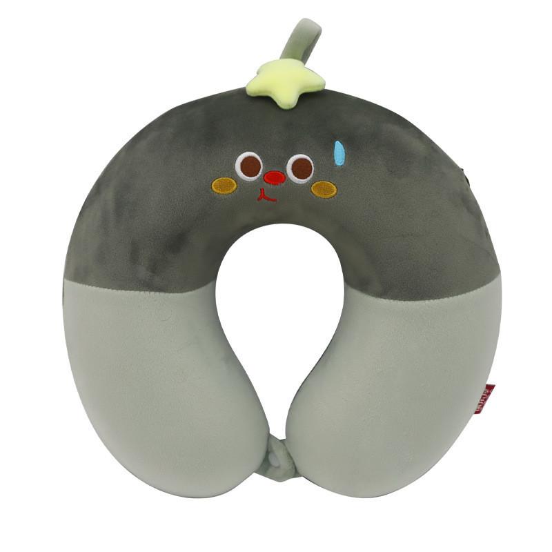 Cartoon Animal Memory Foam U Shaped Pillow For Travel And Office Comfort