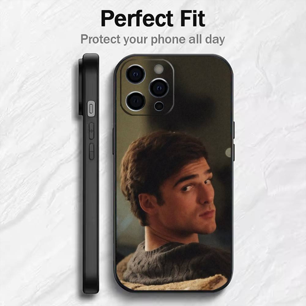 

Babygirl J-Jacob E-Elordi Jake Phone Case For iPhone17,16,15,14,13,12 Plus,Max Soft Silicone Black Cover iPhone16plus