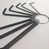 8Pcs Steel Hexagon Hex End Key Wrench Set with Spring Circle Bike Repair Tool