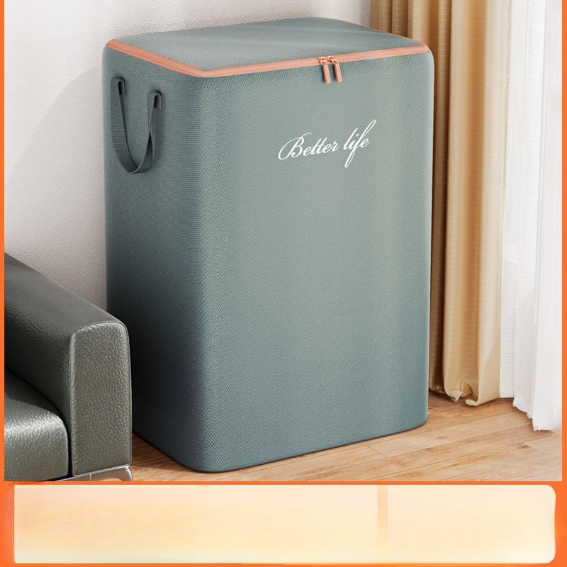 Большая вместительная сумка для хранения одежды складная сумка для сортировки хлопковых одеял пылезащитная сумка простая бытовая сумка для хранения одежды 50x40x50cm 4819₽