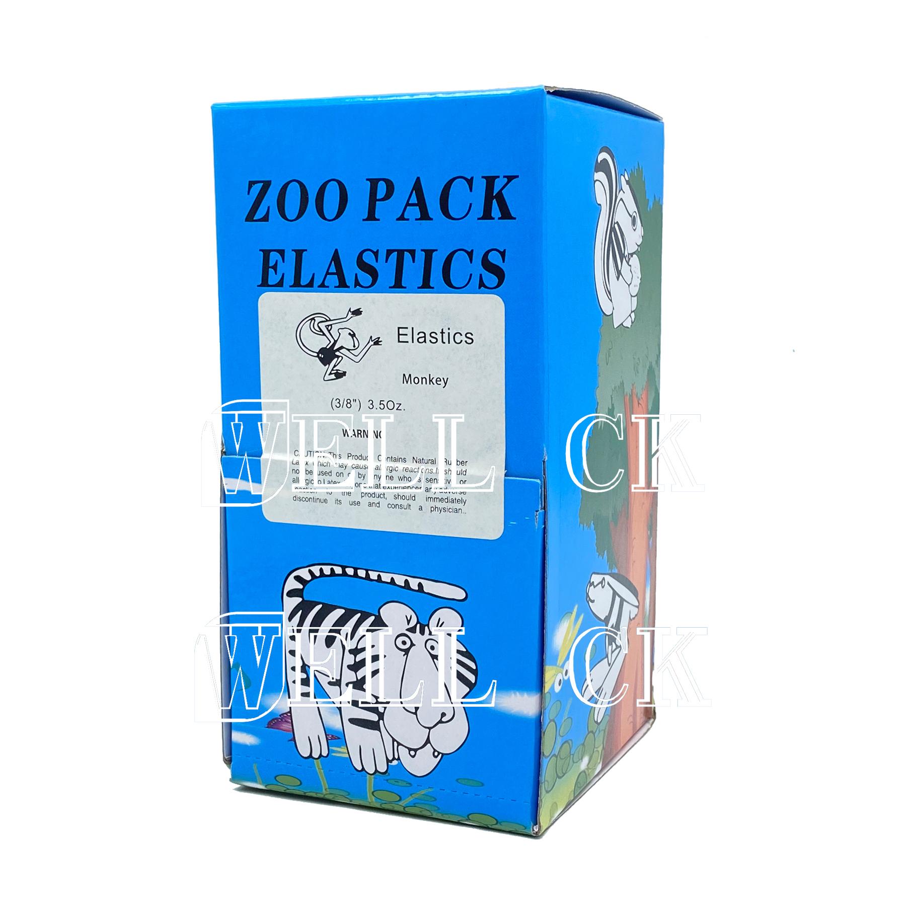 5000 шт./кор., стоматологические ортодонтические зоокомплекты, эластичные резинки, латексные брекеты, сила 3,5/5,0/6,5 унций 3.5Oz Monkey 9.5MM