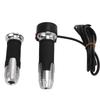 1 Pair Set Twist Throttle Grip Handlebar Electric Vehicle Accessories 12V‑99V ( No Display of Three Speed)Silver