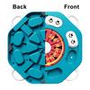 1/2 Peças Brinquedo Interativo de Petiscos para Cães Treinamento de QI Estimulante Mental Alimentador Lento Dispensador de Petiscos Cães Grandes Médios Pequenos Brinquedo de Enriquecimento