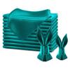 High-End Satin Napkin - Folded Flower Design for Hotels and Weddings
