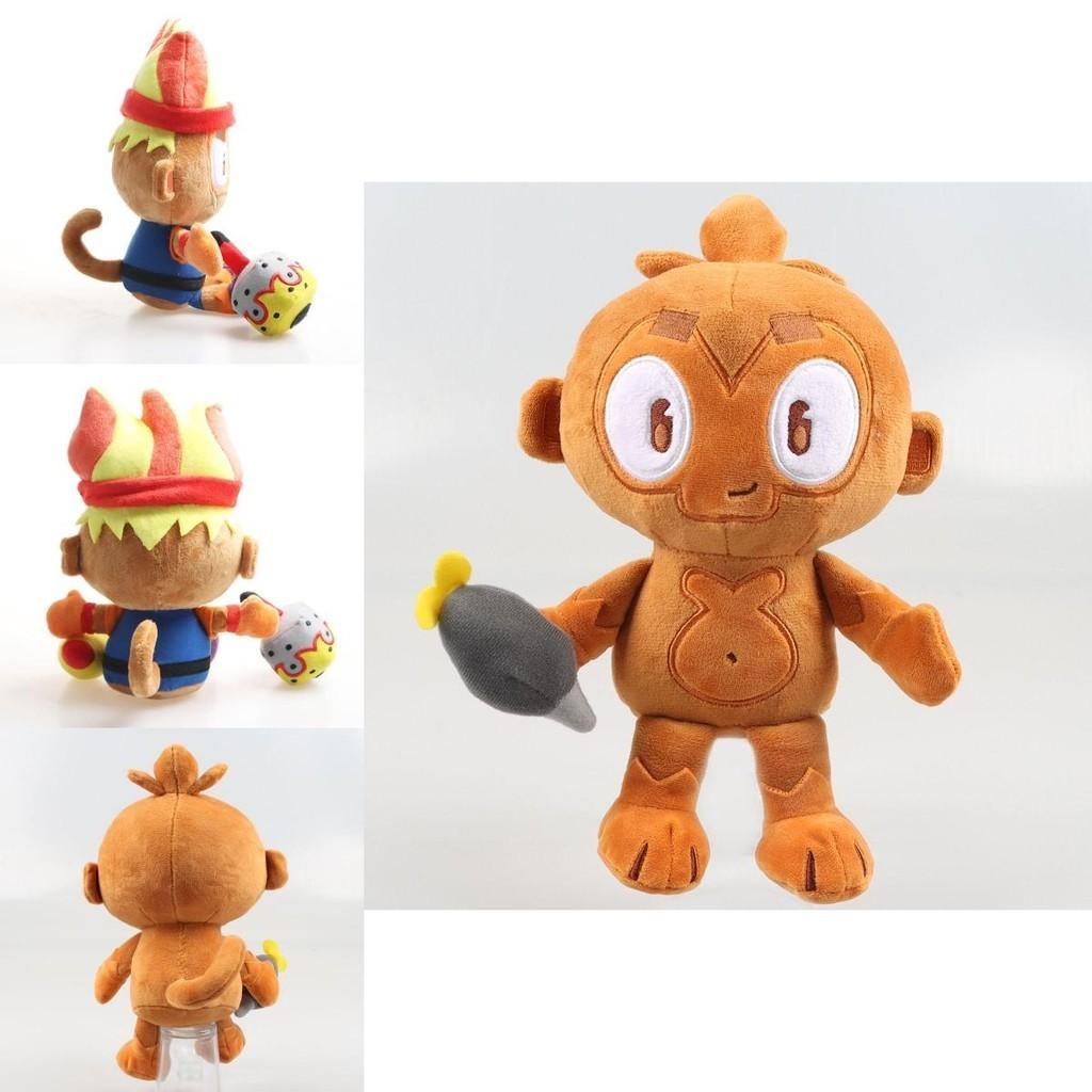 Soft And Adorable Monkey Plush Toy Inspired By Bloons Td6 Game