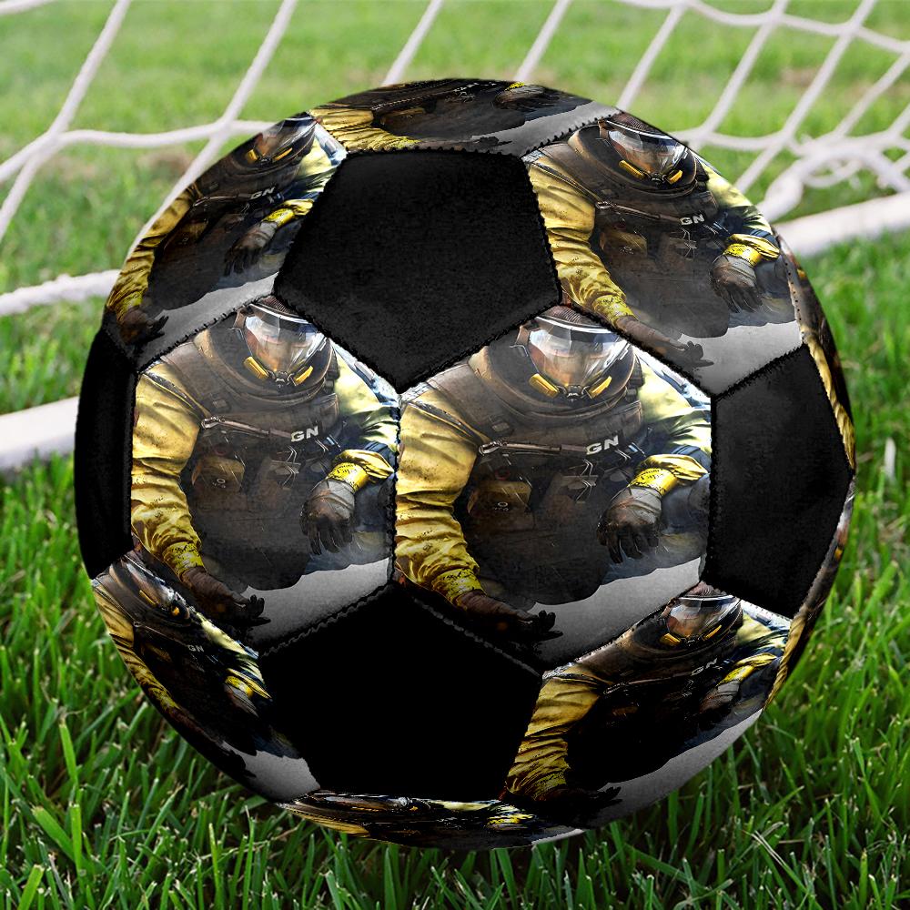 Rainbow Six Siege Theme Size 5 Soccer Ball, Suitable for Both Indoor and Outdoor Matches, a Gift Suitable for Everyone.