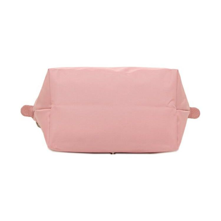 Longchamp Le Pliage Green 23 Button Zipper Closure No Shoulder Strap Canvas With Leather Trim Dumpling Handbag Small Women handbags 1621919P72