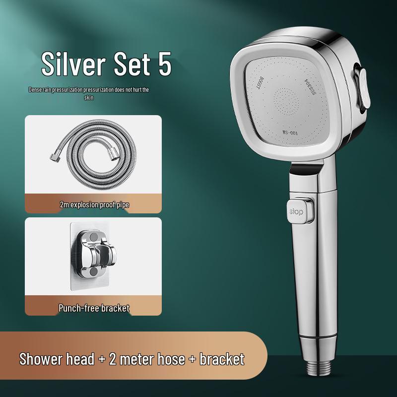 High-Pressure Shower Head with Filter: Rainfall Nozzle for Enhanced Water Flow