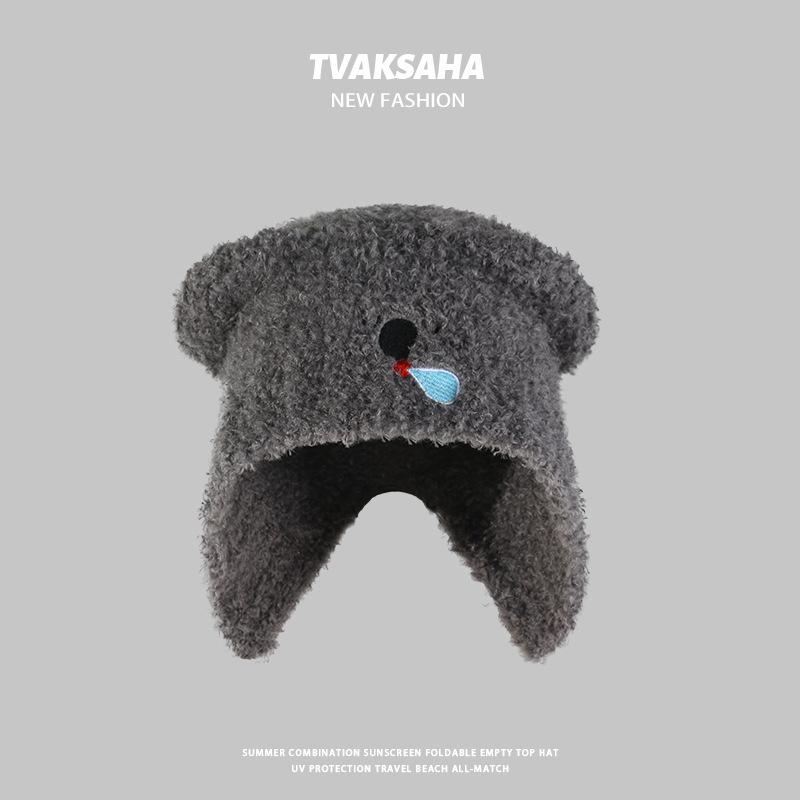 Women's new winter cold-proof and warm hat, scarf, integrated thickened ear protection, Lei Feng hat