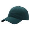 Fashionable and Versatile Letter-patterned Pure Cotton Hard-brimmed Baseball Cap Atlantic Green