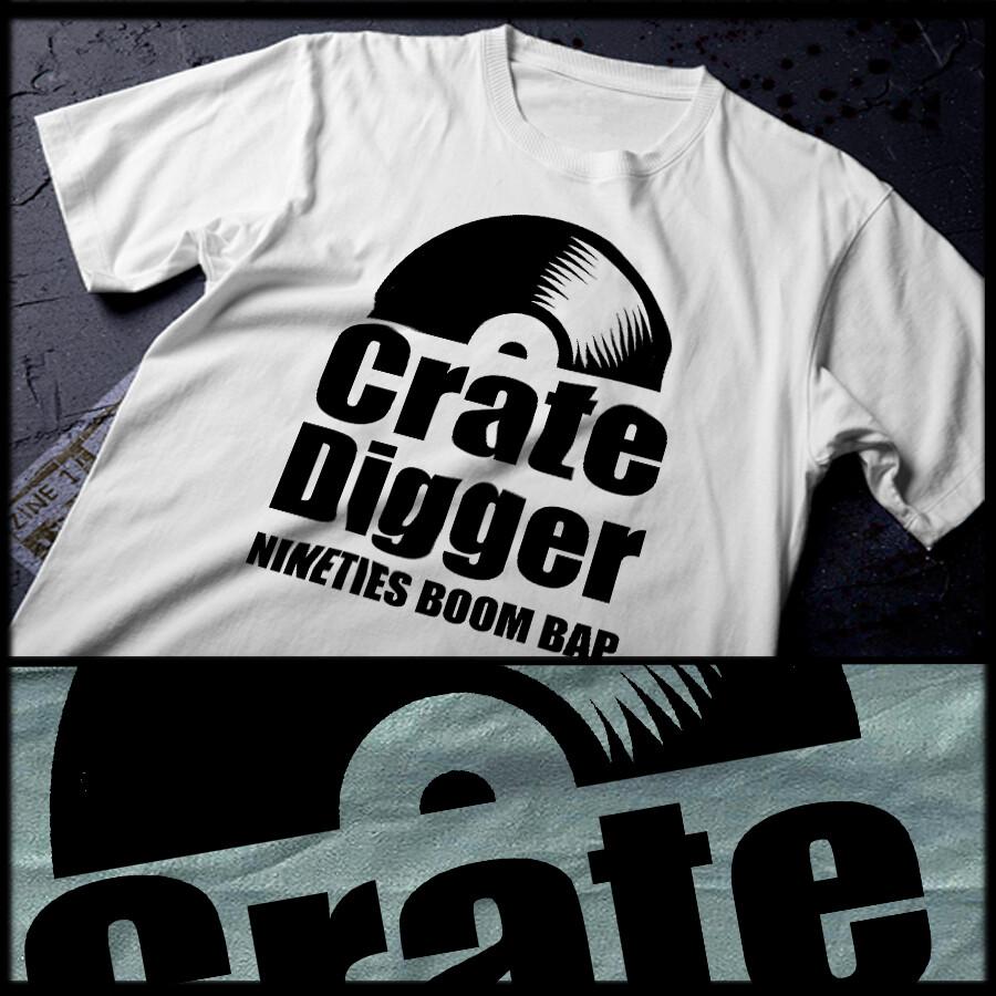 

Hip Hop t-shirt Street DJ Record MC 90s New York rap vinyl white tee 2XL