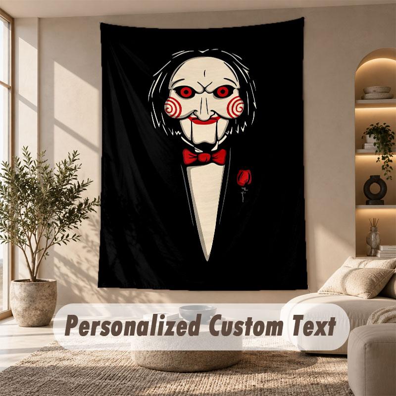 Wall Hanging Tapestry Art Cloth Bedroom Room Background DecorSaw Billy the Puppet