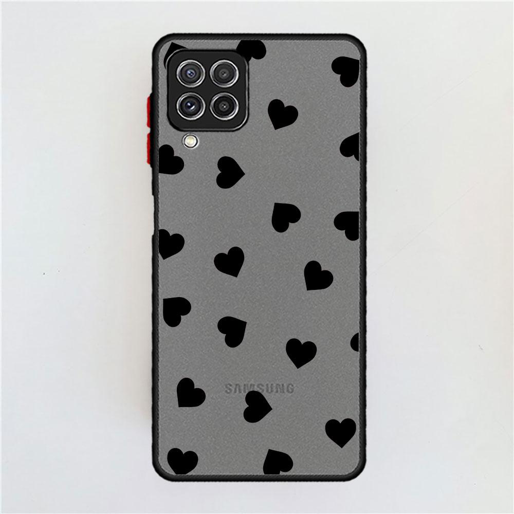 

Матовый чехол с цветами для Samsung Galaxy A52 A12 A51 A32 A21s A71 A32 5G A12 A22 A53 A70 A50 A30 Жесткий чехол для телефона Samsung A73 5G