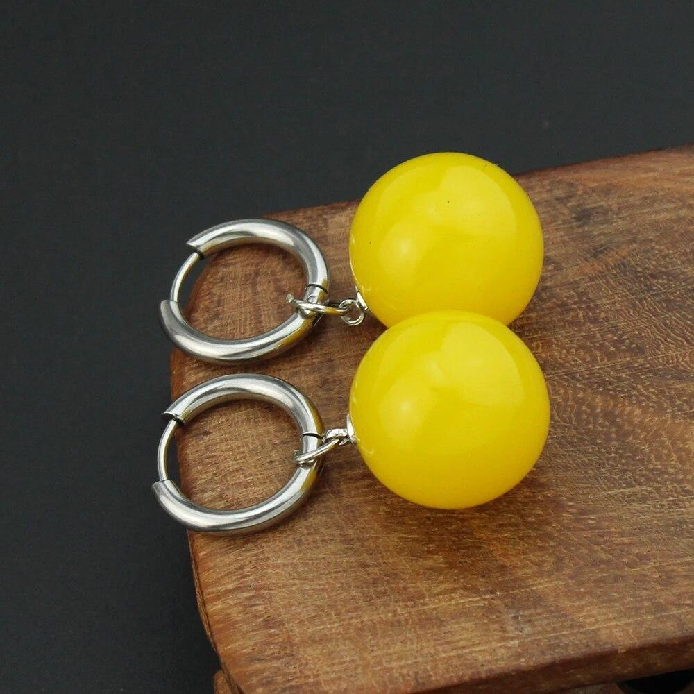1Pair Anime Dragon Ball Z Orecchini Takerlama Super Vegetto Potara Contorno Nero Son Goku Zamasu Ornamento per le Donne Degli Uomini Dei Gioielli