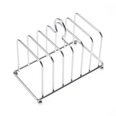 Porte-pain à griller en acier inoxydable Gain de place Multifonctionnel Porte-pain Stable Présentoir alimentaire Porte-refroidissement pour pain Cuisine domestique