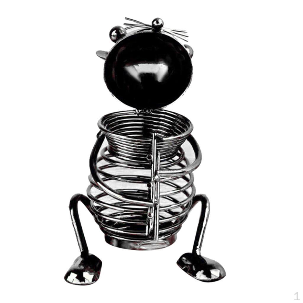 

Figurine Statue Quiver Pen Holder Table Decoration Cat Trombonist