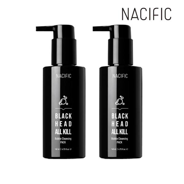 NACIFIC Blackhead All-Kill Bubble Cleansing Pack 140ml x2