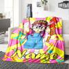 Customiz Name Personality Arale Norimaki Blanket Soft &Warm Sofa Office Bed Travel Lunch Break Blanket, Gift Suitable for All Seasons