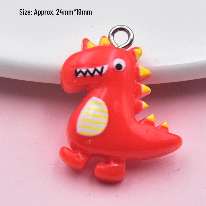 Cartoon Animal Resin Pendant: Cute Unicorn & Dinosaur Candy Bag Charms for DIY Jewelry