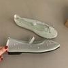 Fashion Bailamos New Brand Women Flat Shoes Fashion Mesh Ladies Elegant Mary Jane Shoes Soft Sole Outdoor Dress Ballerinas