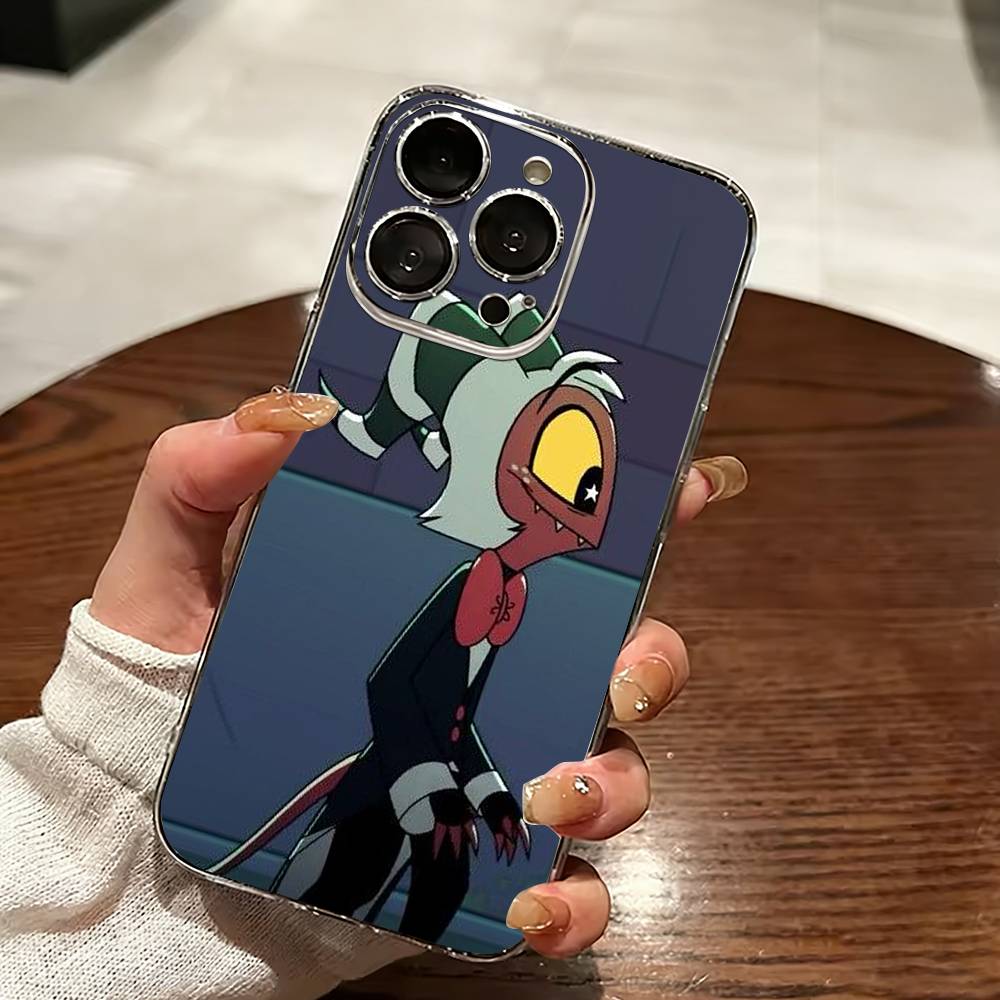 Helluva Boss Moxxie-e Phone Case For iPhone 17 16 15 14 13 12 11 Mini Pro Max Plus Transparent Cover iPhone16promax