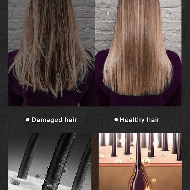 Ceramic Hair Straightening Irons Dual Use Professional With 30S Fast Warm Up For All Hair Types