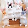 Kids Birthday Kawaii Simulation Long Ears Rabbit Animal Stuffed Doll Toys Rabbit Plush Toy Lifelike