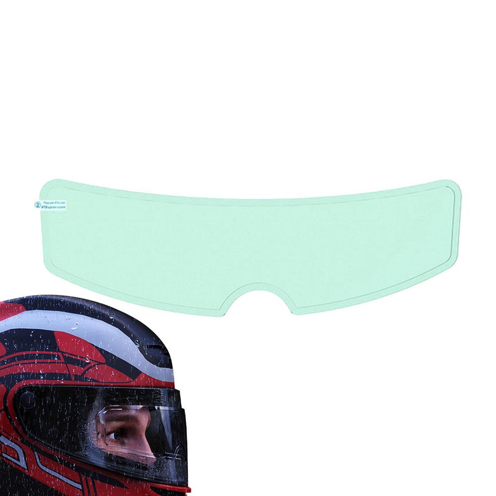 Motorcycle Helmet Transparent Rainproof Film Anti Rain Clear Anti-Fog Patch Screen Helmets Visor Fog Resistant Accessories 1pcs