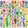 5/30PCS Fresh Spring Flower Bookmark for Pages Books Readers Handheld Creative Materials Stationery Supplies