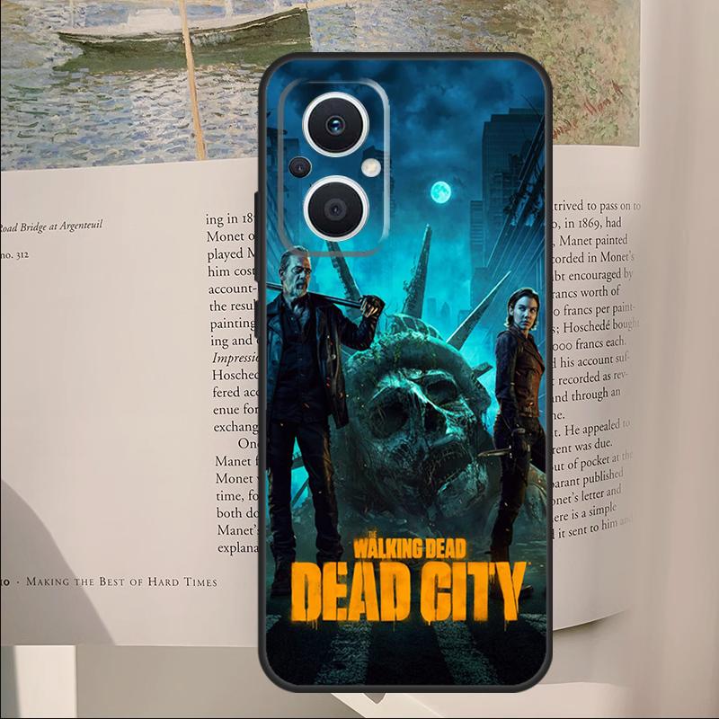 The Walking Dead Dead City Cover For OPPO Reno 7 8 Lite 11F 12F 13F 14F 10 11 12 13 14 Pro OPPO Find X6 X8 X9 Pro Case