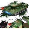Robot Transformable Tank Toys for Kids Transforming Car Toys with Music & Light Military Army Birthday Gift for Boys Girls
