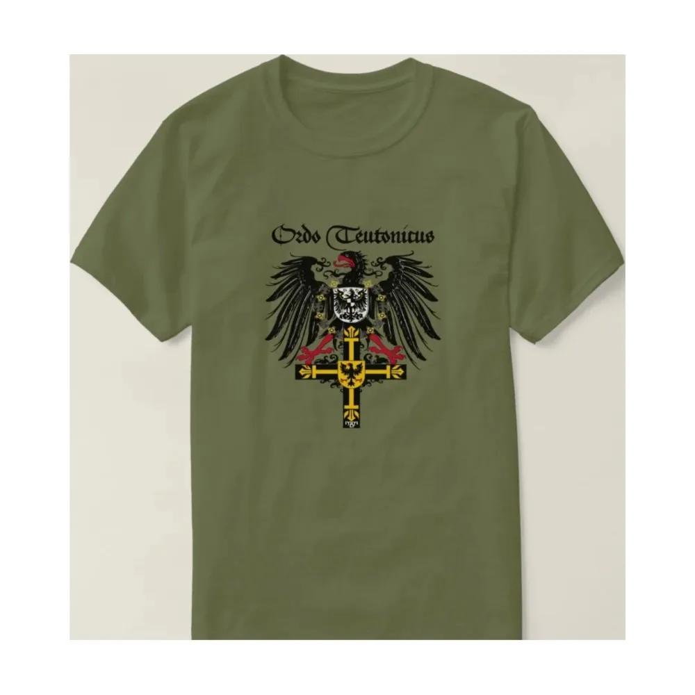 Fashion Manga New Teutonic Knights Emperor Eagle Cross German Medal T-Shirt. Summer Cotton Short Sleeve O-Neck Mens  New S-5xl