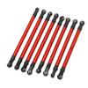 8pcs RC Link Rod Aluminum Alloy Linkage Rod End Kit Upgrade Parts for Scx10 313mm 110 Wheelbase