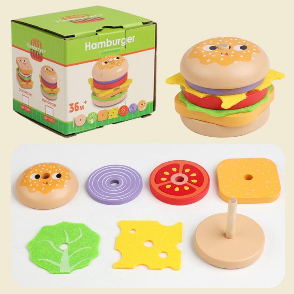 Stacking Game Pretend Play Kitchen Food Toys Cooking Role Play Toys  Pretend Cooking