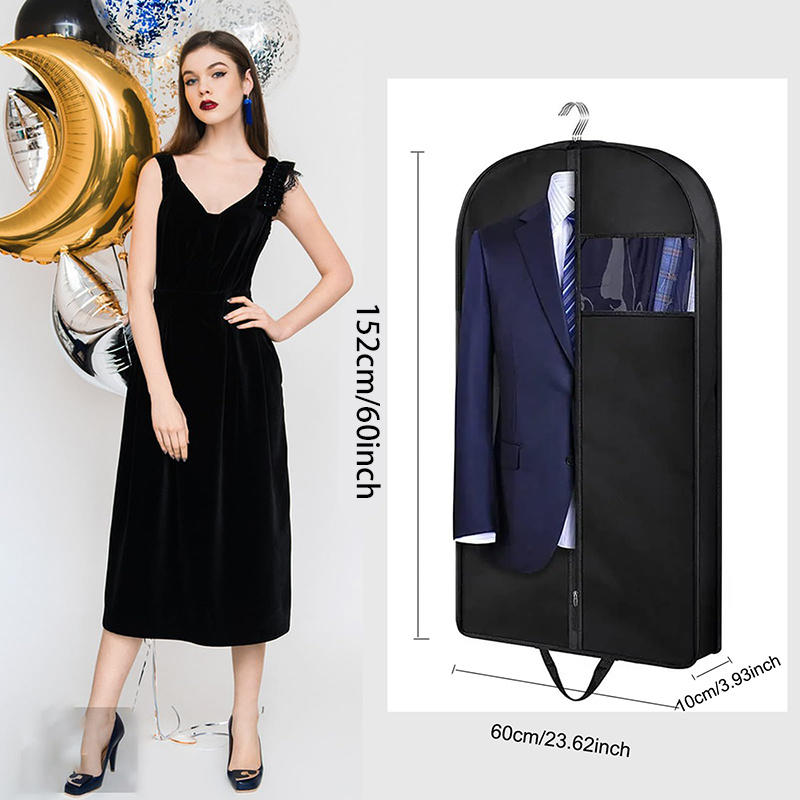 2025 1pc Dustproof Clothing Covers Waterproof Clothes Dust Cover Coat Suit Dress Protector Hanging Garment Bags Closet Organizer