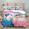 3PCS Ayato Yuri Bedding Set Printed Duvet Cover Closure Includes 1 Duvet Cover & 2 Pillowcases for All Seasons Bedroom Decor