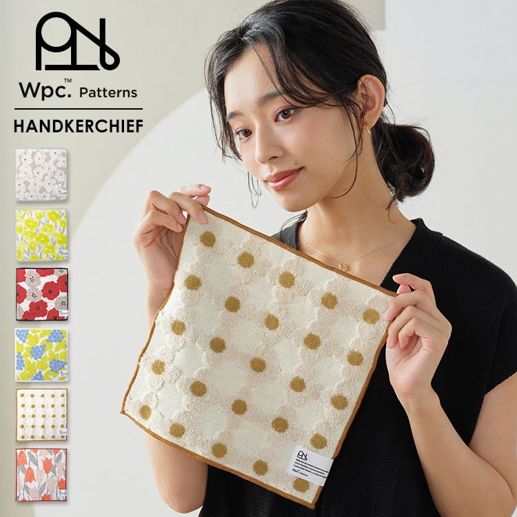Patterns Handkerchief Standard Lineup Flower Soft and Fluffy Cute Stylish Towel Fabric Absorbent Commuting School Gift Travel Hand Towel Small Gift