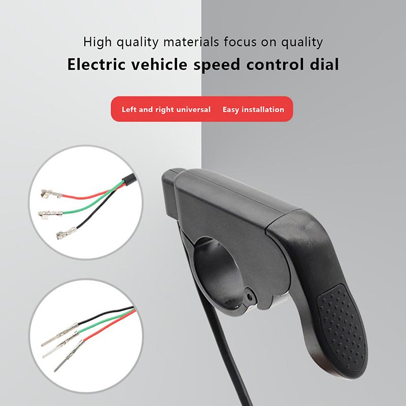 1 kus Univerzální příslušenství pro elektrokola Elektrické kolo Palcová páčka ovládání rychlosti Rychloupínací spoušť