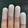 5 Stück/Set Silikon Fingerschutz Duarable Daumenschutz Fingerspitzenbecher Handschutz Messer Schneiden Fingerschutz Fingerlinge