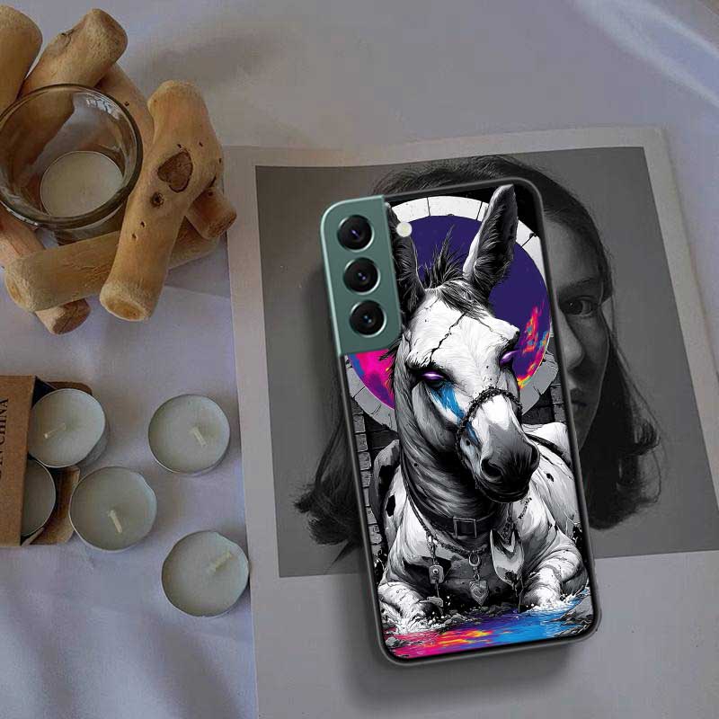 

The Donkey Neighed Phone Case For Samsung Galaxy S22 S25 Ultra S21 S10 Plus S26 Edge S20 S23 S24 FE Cover Silicone Soft TPU Samsung S22