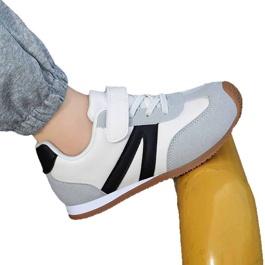 Kinder-Leder-Trainingsschuhe Deutsch - Lässige Laufschuhe im koreanischen Stil für Jungen