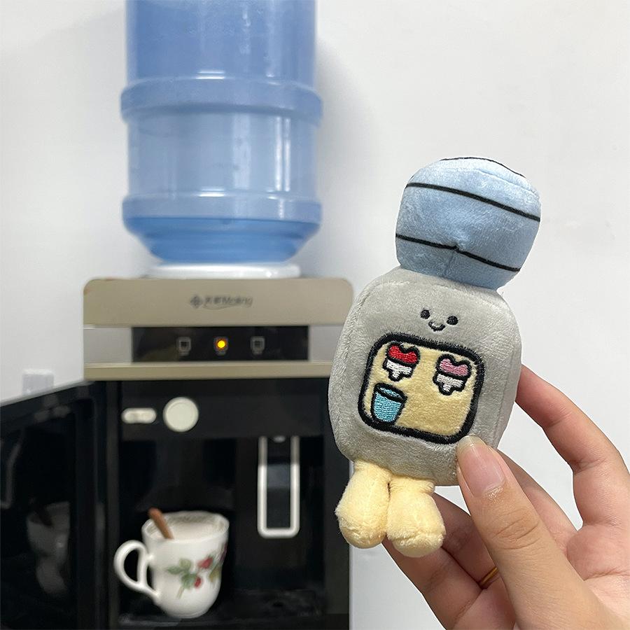 

Cartoon Simulation Game Machine Plush Doll Microwave Oven Doll Bag Pendant Water Dispenser Doll Keychain Ornament 10cm