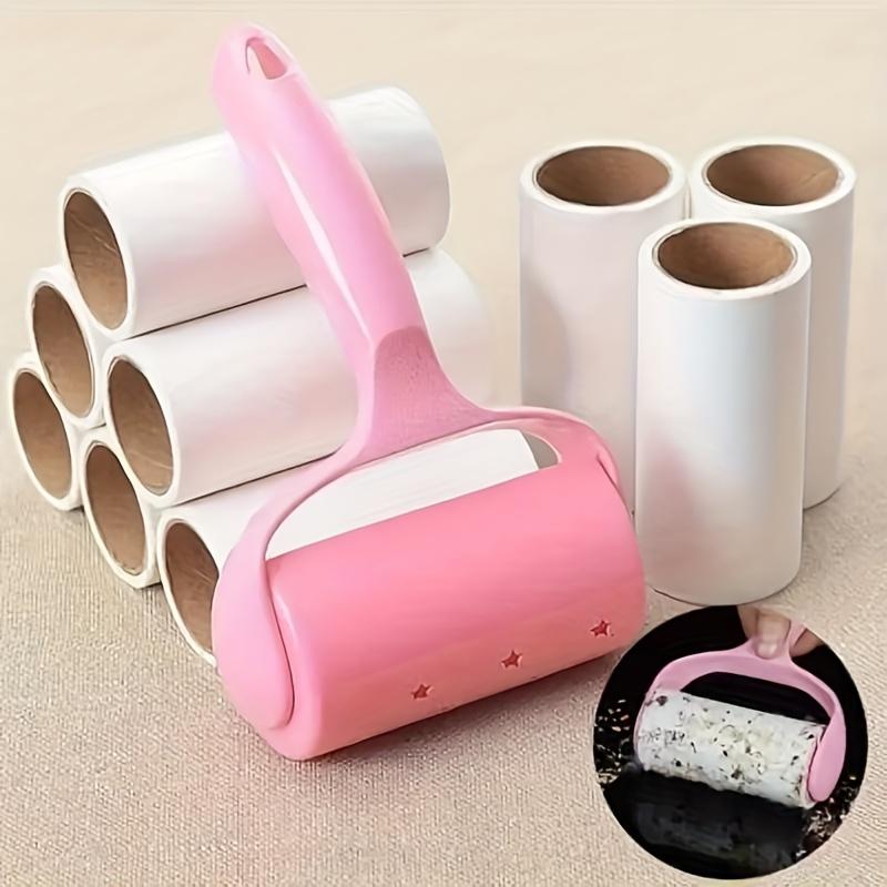 Xiaomi 1/6pc Sticky Lint Roller Velvet Brush Hand-tear Replaceable Roll for Clothing Carpets Car Seats Pets Hair Removal Cleaning Tool