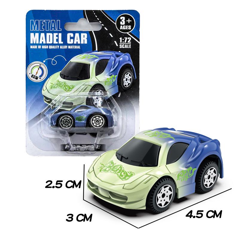 Water-Reactive Color-Changing Alloy Racing Car Model 1:60 Pull-Back Toy for Boys