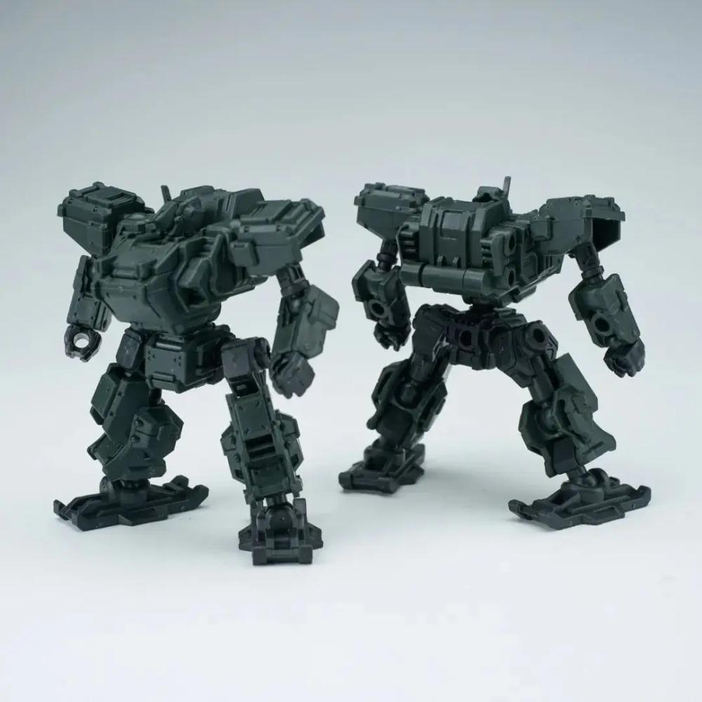 Sheik Mainland 3MIN Project MUS-A4 FortiShield 3 IN 1 Mini Assembly Mech Robot, Ketor Transfomation Mech Action Figure Boys Toys
