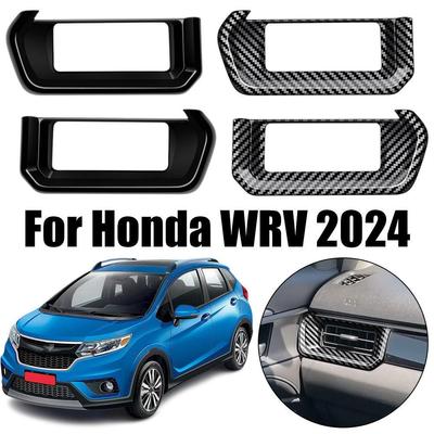 Autoaufkleber Innendekorationszubehör Mittelkonsole Luftausströmer Rahmenabdeckung für Honda WRV DG5