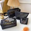 New Mesh Transparent Cosmetic Bags Small Large Clear Purple Makeup Bag Portable Travel Toiletry Organizer Lipstick Storage Pouch