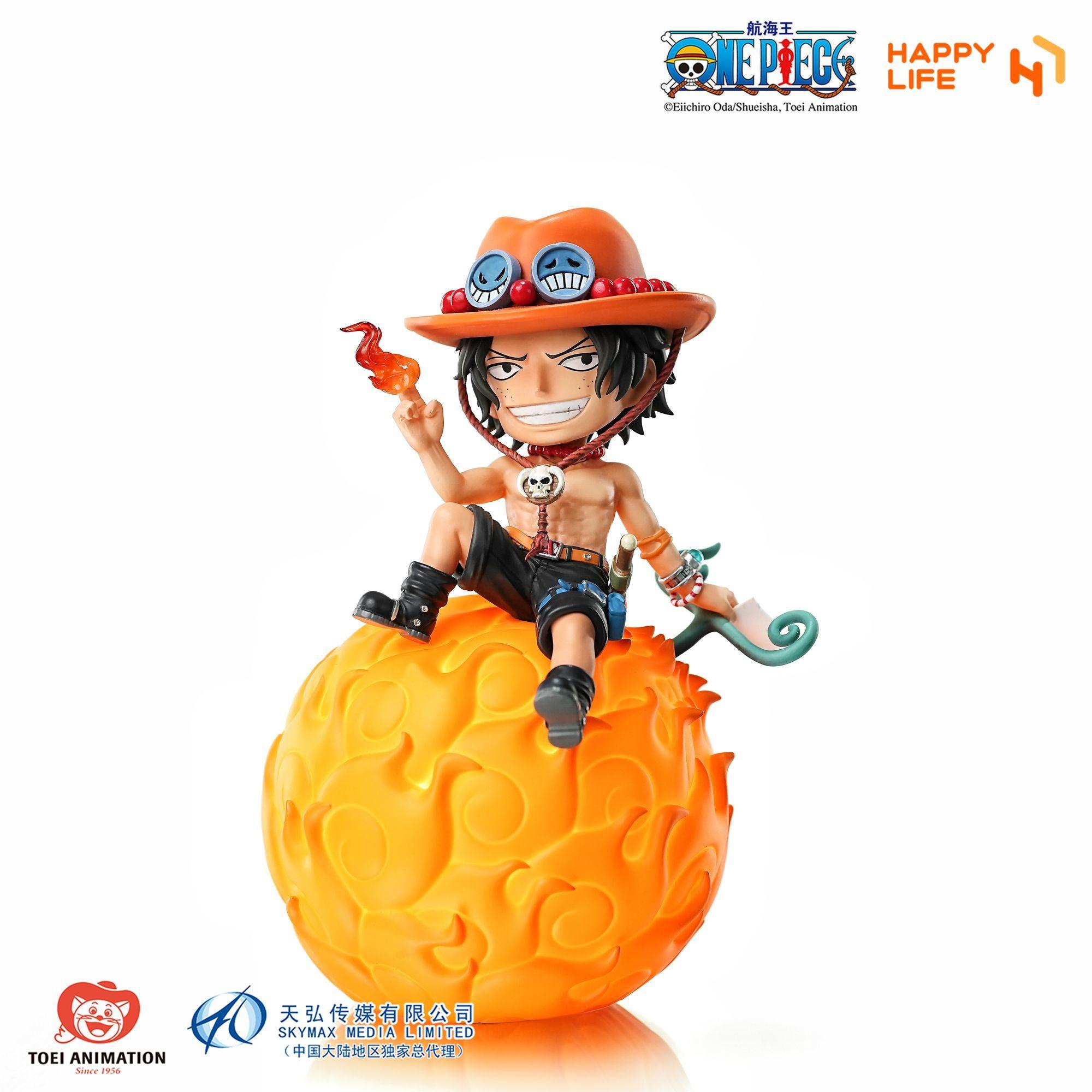 Anime Devil Fruit Series VoiceControlled Night Light Luffy Nico Robin Chopper Portgas D Ace Figure Desktop Toy Gifts